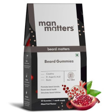 Deals, Discounts & Offers on Beauty Care - Man Matters Beard Gummies | Thicken Beard, Stimulates Beard Follicles & Improves Beard Density