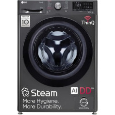 Deals, Discounts & Offers on Home Appliances - [For HDFC Bank Credit Card EMI ] LG 9/5 kg Washer with Dryer Front Load Washer Dryer with AI Direct Drive Technology, Wi-Fi Enabled , Steam remove allergen & Turbo Wash Ready to Wear Clothes with In-built Heater Black(FHD0905SWM)