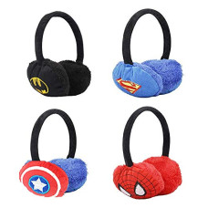 Deals and Offers on Accessories - Clothera Kid's Superheroes pack of 2 Winter Warm Earmuffs (random design) Deals, Discounts & Offers on Accessories - Clothera Kid's Superheroes pack of 2 Winter Warm Earmuffs (random design)