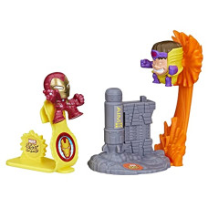 Deals and Offers on - Marvel Stunt Squad Iron Man Vs. M.O.D.O.K. Playset, 1.5-Inch Super Hero Action Figures, Toys Deals, Discounts & Offers on - Marvel Stunt Squad Iron Man Vs. M.O.D.O.K. Playset, 1.5-Inch Super Hero Action Figures, Toys