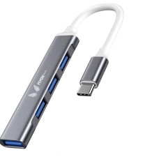 Deals, Discounts & Offers on  - Flyox Type C 3.0 4 Port Hub (4-in-1) 4X USB 3.0 UP to 5Gbps High Speed Data Transfer