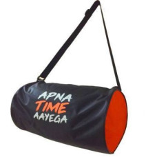 Deals, Discounts & Offers on  - EMMCRAZ MUSCLES WITH APNA TIME AYEGA GYM BAG (Black, Kit Bag)(Kit Bag)