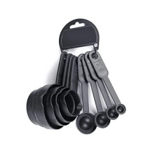 Deals and Offers on - ATEVON 10 Pieces Plastic Measuring Spoon and Cup Set, Multicolor Deals, Discounts & Offers on - ATEVON 10 Pieces Plastic Measuring Spoon and Cup Set, Multicolor