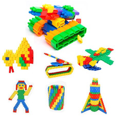 Deals, Discounts & Offers on  - NHR Creative Puzzle Block Bullet Blocks, Quality Material, Perfectly Made, Delicate Design, Vibrant Colours, Educational, Suitable