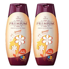 Deals, Discounts & Offers on Beauty Care - Park Avenue Premium Talc Powder, Sandal, 300g (Pack of 2)