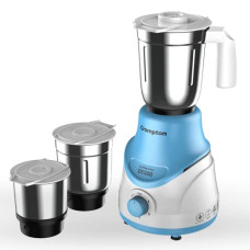 Deals and Offers on - Crompton DS 500W Mixer Grinder with Powertron Motor & Motor Vent-X Technology (3 Stainless Steel Jars, Sky Blue) Deals, Discounts & Offers on - Crompton DS 500W Mixer Grinder with Powertron Motor & Motor Vent-X Technology (3 Stainless Steel Jars, Sky Blue)