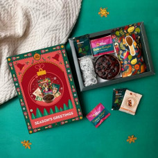 Deals and Offers on - Christmas Gift Pack Hamper Box | Plum Cake | Fairy Lights | Choco Paan | Dry Fuits Bar | Corporate Gift For Employee | GO DESi Deals, Discounts & Offers on - Christmas Gift Pack Hamper Box | Plum Cake | Fairy Lights | Choco Paan | Dry Fuits Bar | Corporate Gift For Employee | GO DESi
