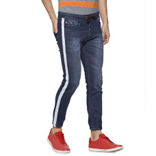 Deals and Offers on Men - Campus Sutra Men Jogger Design Denim Jeans(AZ19JN_DNCUFZP_M_PLN_BU_AZ_28) Blue Deals, Discounts & Offers on Men - Campus Sutra Men Jogger Design Denim Jeans(AZ19JN_DNCUFZP_M_PLN_BU_AZ_28) Blue