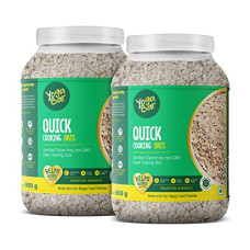Deals and Offers on - Yogabar Instant Oats 900g (Buy 1 Get 1 FREE) | Premium Oats, Ready to Cook, Gluten Free Oats with High Fibre, 100% Whole Grain, 1.8kg Deals, Discounts & Offers on - Yogabar Instant Oats 900g (Buy 1 Get 1 FREE) | Premium Oats, Ready to Cook, Gluten Free Oats with High Fibre, 100% Whole Grain, 1.8kg