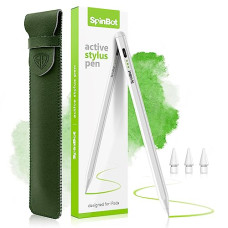 Deals, Discounts & Offers on Mobile Accessories - SpinBot 2nd Gen Stylus Pen with Quick Charge | iPad Pencil with Palm Rejection, Tilt Sensor, Precise for Writing/Drawing|
