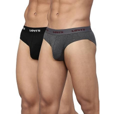 Deals, Discounts & Offers on Men - Levi's Men's Cotton Style #002 Classic Regular Solid Brief (Pack of 2)