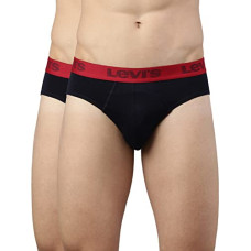 Deals, Discounts & Offers on Men - Levi's Men's Cotton Blend Style #066 Active Regular Fit Solid Brief (Pack of 2)