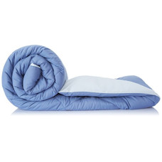 Deals and Offers on - Amazon Brand - Solimo Microfibre Reversible Comforter, Single (Stone Blue & Silver Grey, 200GSM) Deals, Discounts & Offers on - Amazon Brand - Solimo Microfibre Reversible Comforter, Single (Stone Blue & Silver Grey, 200GSM)