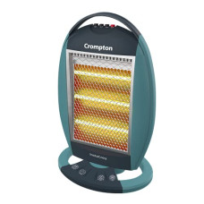 Deals, Discounts & Offers on  - Crompton Insta Cozy 1200 Watt Halogen Room Heater with 3 Heat Settings(Grey Blue)