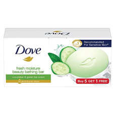 Deals and Offers on - Dove Fresh Moisture Beauty Bathing Bar Makes Skin Soft & Refreshed, 450g (Pack Of 6) Deals, Discounts & Offers on - Dove Fresh Moisture Beauty Bathing Bar Makes Skin Soft & Refreshed, 450g (Pack Of 6)