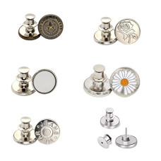 Deals and Offers on - 5 PCS Button Pins For Jeans, Jean Buttons Pins Deals, Discounts & Offers on - 5 PCS Button Pins For Jeans, Jean Buttons Pins