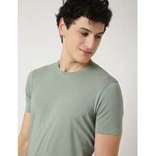 Deals, Discounts & Offers on Men - Marks & Spencer Men's Regular Fit T-Shirt (60590844002_Light Khaki M)
