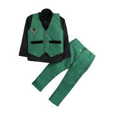 Deals, Discounts & Offers on  - AHHAAAA Kids Cotton Blend Waistcoat Kurta and Pant Set