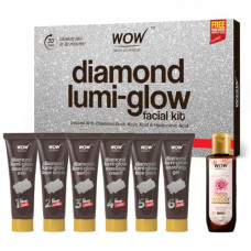 Deals, Discounts & Offers on Beauty Care - WOW Skin Science Diamond Facial Kit For Polished Skin | Made With Activated Naturals | Salon Like Facial At Home | For Radiant Skin | 85ml