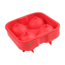 Deals, Discounts & Offers on  - Clazkit - YH-087 Silicone Whisky Ball Ice Cube Tray, Multicolor