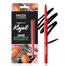 Deals, Discounts & Offers on Beauty Care - FACES CANADA Magneteyes Kajal - Black, 0.35g | 24 Hr Long Stay | One Stroke Smooth Glide | Waterproof, Smudgeproof & Fadeproof | Deep Matte Finish | Enriched With Almond Oil & Vitamin E