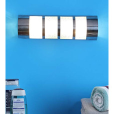 Deals and Offers on - tu casa Metal-Iron Ntu-70 Silver Glass & Steel Bath Light Holder (Bulb not Included) - 10 x 10 x 15, Crome Deals, Discounts & Offers on - tu casa Metal-Iron Ntu-70 Silver Glass & Steel Bath Light Holder (Bulb not Included) - 10 x 10 x 15, Crome