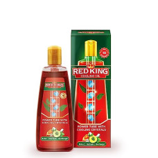 Deals, Discounts & Offers on Beauty Care - Red King Cooling oil|Non sticky| Mild Fragrance| Relieves Body Aches, Sleeplessness, Headache and Fatigue, 180ml