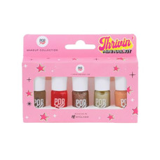 Deals, Discounts & Offers on Beauty Care - MyGlamm POPxo Makeup Collection Glossy Finish -Mini Nail Kit-Thrivin'-5X3ml