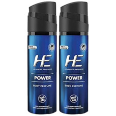 Deals, Discounts & Offers on Beauty Care - HE Power Men's Perfume, 120ml (Pack of 2)