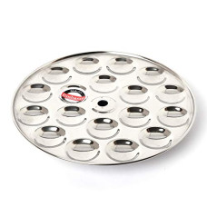 Deals, Discounts & Offers on Cookware - Embassy Stainless Steel Special Mini Idli Plate Without Stand (Thick Gauge), 19.4 cms, 1-Piece, 18 Idlis/Plate