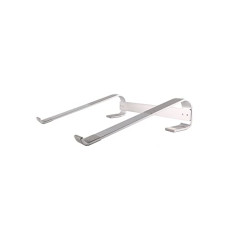 Deals, Discounts & Offers on Laptop Accessories - Zebronics-NS1900 Laptop Stand Featuring Aluminium Alloy Body, Anti-Slip Silicone Rubber Pads, Supports Maximum of 5kgs Weight (Silver) Tabletop