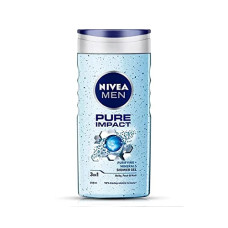 Deals and Offers on - NIVEA MEN Pure Impact 250ml Body Wash| Shower Gel for Face, Body & Hair| Purifying Micro Particles Deals, Discounts & Offers on - NIVEA MEN Pure Impact 250ml Body Wash| Shower Gel for Face, Body & Hair| Purifying Micro Particles