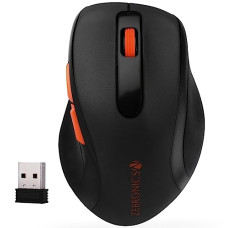 Deals and Offers on - ZEBRONICS Curve Wireless Mouse, High Precision with 800/1200/1600 DPI, 6 Buttons, USB Nano Receiver, Power Saving Mode, Comfortable and Versatile Deals, Discounts & Offers on - ZEBRONICS Curve Wireless Mouse, High Precision with 800/1200/1600 DPI, 6 Buttons, USB Nano Receiver, Power Saving Mode, Comfortable and Versatile
