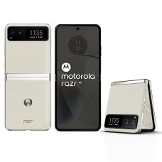 Deals, Discounts & Offers on Electronics - Motorola razr 40 (Vanilla Cream, 8GB RAM, 256GB Storage) | External AMOLED Display | 6.9