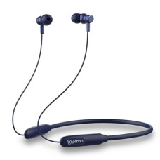 Deals, Discounts & Offers on Headphones - pTron Tangent Flex Bluetooth 5.3 Wireless In-Ear Headphone with Mic, 38Hrs Playtime, 13mm Driver, Dual Device Pairing Wireless Neckband, Type-C Fast Charge, Magnetic Buds & IPX5 Water Resistant (Blue)