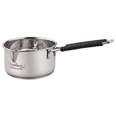 Deals, Discounts & Offers on Cookware - Neelam Stainless Steel Induction Bottom Sauce Pan, 1600 ml, Silver