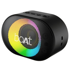 Deals, Discounts & Offers on  - boAt Stone 250 Portable Wireless Speaker with 5W RMS Immersive Audio, RGB LEDs, Up to 8HRS Playtime, IPX7 Water Resistance, Multi-Compatibility Modes(Black)