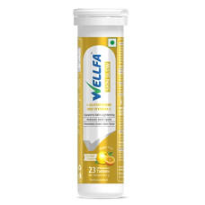Deals and Offers on - Wellfa Skin Glow 23 Effervescent Tablets with L-Glutathione 500mg and Vitamin C Fizz Tablets, Reduces Dark Spots, Orange Flavor Deals, Discounts & Offers on - Wellfa Skin Glow 23 Effervescent Tablets with L-Glutathione 500mg and Vitamin C Fizz Tablets, Reduces Dark Spots, Orange Flavor