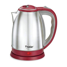 Deals and Offers on - Prestige Stainless Steel 1.5 Litre Kettle 1500-Watts, Red Deals, Discounts & Offers on - Prestige Stainless Steel 1.5 Litre Kettle 1500-Watts, Red