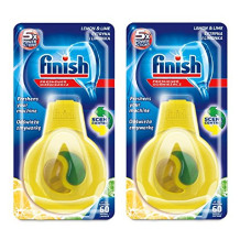 Deals, Discounts & Offers on  - Finish Dishwasher Freshener Lemon 60's New Pack Of 2