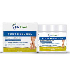 Deals, Discounts & Offers on Health & Personal Care - Dr Foot, Foot Heel Gel 20% Urea and 1% Salicylic Acid Moisturizes Callus Cracked Rough Dry Dead Skin and Corns Softens Thick Painful Nails - 100gm
