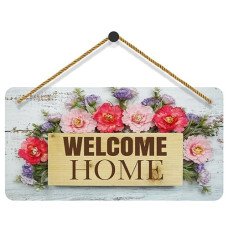 Deals, Discounts & Offers on  - SAF UV Lamined Mdf Wall Hanging ||Welcome Home Beautiful Home Decoration Wall Hanging|WS-WHAREC-26