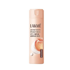 Deals and Offers on - Lakme Peach Milk Moisturizer SPF 24 Sunscreen Lotion,Locks Moisture For 12 Hrs,Sun Protection,120 ml Deals, Discounts & Offers on - Lakme Peach Milk Moisturizer SPF 24 Sunscreen Lotion,Locks Moisture For 12 Hrs,Sun Protection,120 ml