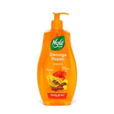 Deals, Discounts & Offers on Beauty Care - Nyle Naturals Damage Repair Shampoo | Hair Repair Shampoo | With Papaya, Hibiscus and Shikakai | Gentle & Soft Formulation For Men & Women, 800ml