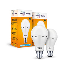 Deals and Offers on - Wipro Garnet 12w LED Emergency Bulb | Cool Day White (6500K) | B22 LED Bulb Base | Inverter Bulb Deals, Discounts & Offers on - Wipro Garnet 12w LED Emergency Bulb | Cool Day White (6500K) | B22 LED Bulb Base | Inverter Bulb