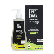 Deals, Discounts & Offers on Health & Personal Care - Pee Safe Natural Ayurvedic Intimate Wash For Women | Lemongrass Fragrance | 100% Alcohol-Free | pH Balanced | Paraben & Sulfate Free | Prevents Itching, Irritation & Rashes | Daily Hygiene Wash 200ml