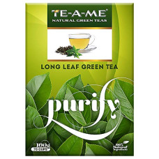 Deals, Discounts & Offers on  - TE-A-ME Purify Long Leaf Green Tea - 100 gms | 100% Natural Ingredients | Zero Calories - Improves Metabolism & Reduces Waist