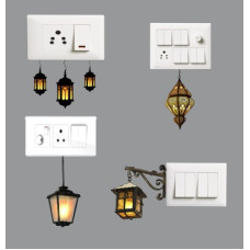 Deals and Offers on - Sticker Hub 5 cm Switch Board Sticker - Hanging Traditional Lamps Wall Decorative - Switch Panel Stickers Wall Sticker Set of 4 - Light Switch Sticker Self Adhesive Sticker(Pack of 1) Deals, Discounts & Offers on - Sticker Hub 5 cm Switch Board Sticker - Hanging Traditional Lamps Wall Decorative - Switch Panel Stickers Wall Sticker Set of 4 - Light Switch Sticker Self Adhesive Sticker(Pack of 1)