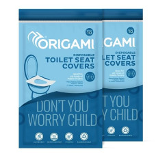 Deals and Offers on - Origami Disposable Toilet Seat Covers - Pack of 2 (10 per pack, Total 20 Sheets) | Hygienic Protection | No Direct Contact with Unsanitary Seats | Easy to Dispose & Eco-Friendly Deals, Discounts & Offers on - Origami Disposable Toilet Seat Covers - Pack of 2 (10 per pack, Total 20 Sheets) | Hygienic Protection | No Direct Contact with Unsanitary Seats | Easy to Dispose & Eco-Friendly
