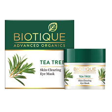 Deals and Offers on - Biotique Tea Tree Skin Clearing Eye Mask, Green, 15 g Deals, Discounts & Offers on - Biotique Tea Tree Skin Clearing Eye Mask, Green, 15 g